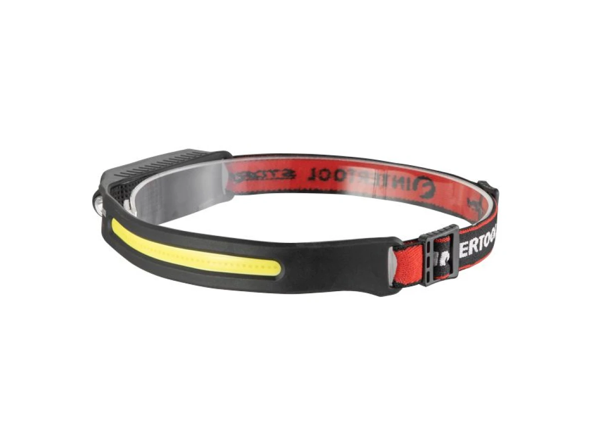 Ліхтар налобний акумуляторний COB+SMD, 9 режимів роботи, сенсор, STORM INTERTOOL LB-0315 