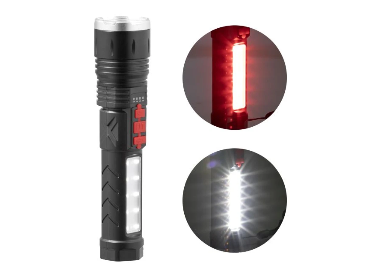 Ліхтар ручний мульти, 6 режимів INTERTOOL LB-0125 