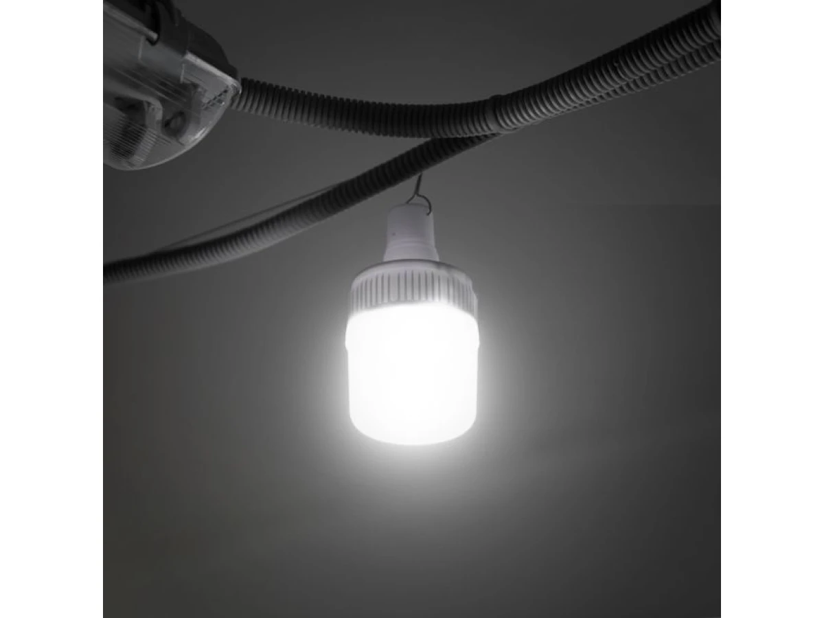 Світильник акумуляторний підвісний 14SMD, сонячна панель, індикатор заряду INTERTOOL LB-0108 