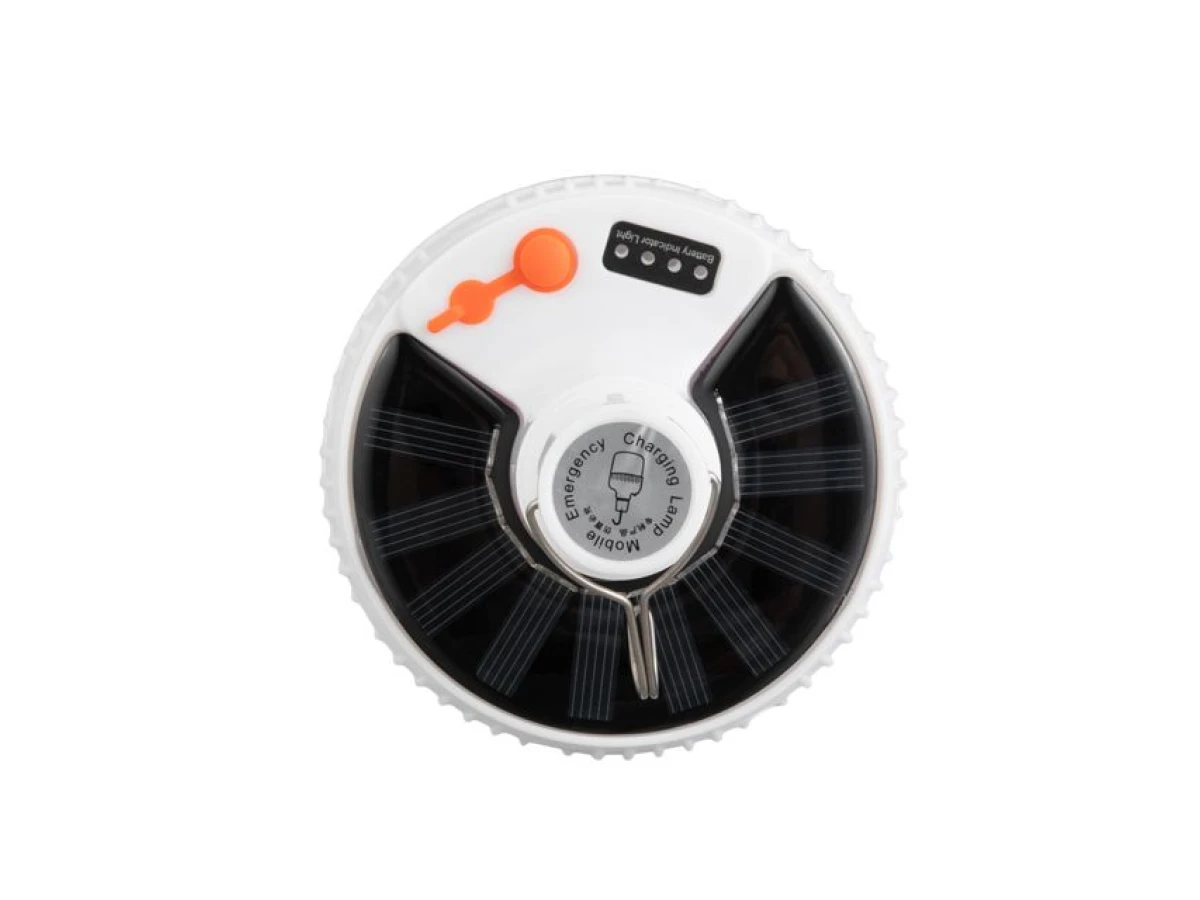 Світильник акумуляторний підвісний 24SMD, сонячна панель, індикатор заряду INTERTOOL LB-0109 