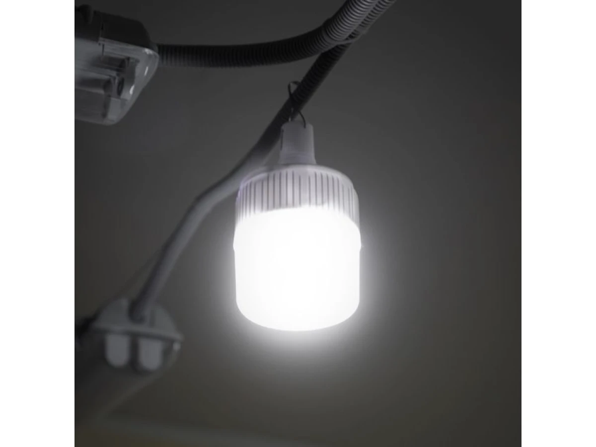 Світильник акумуляторний підвісний 24SMD, сонячна панель, індикатор заряду INTERTOOL LB-0109 