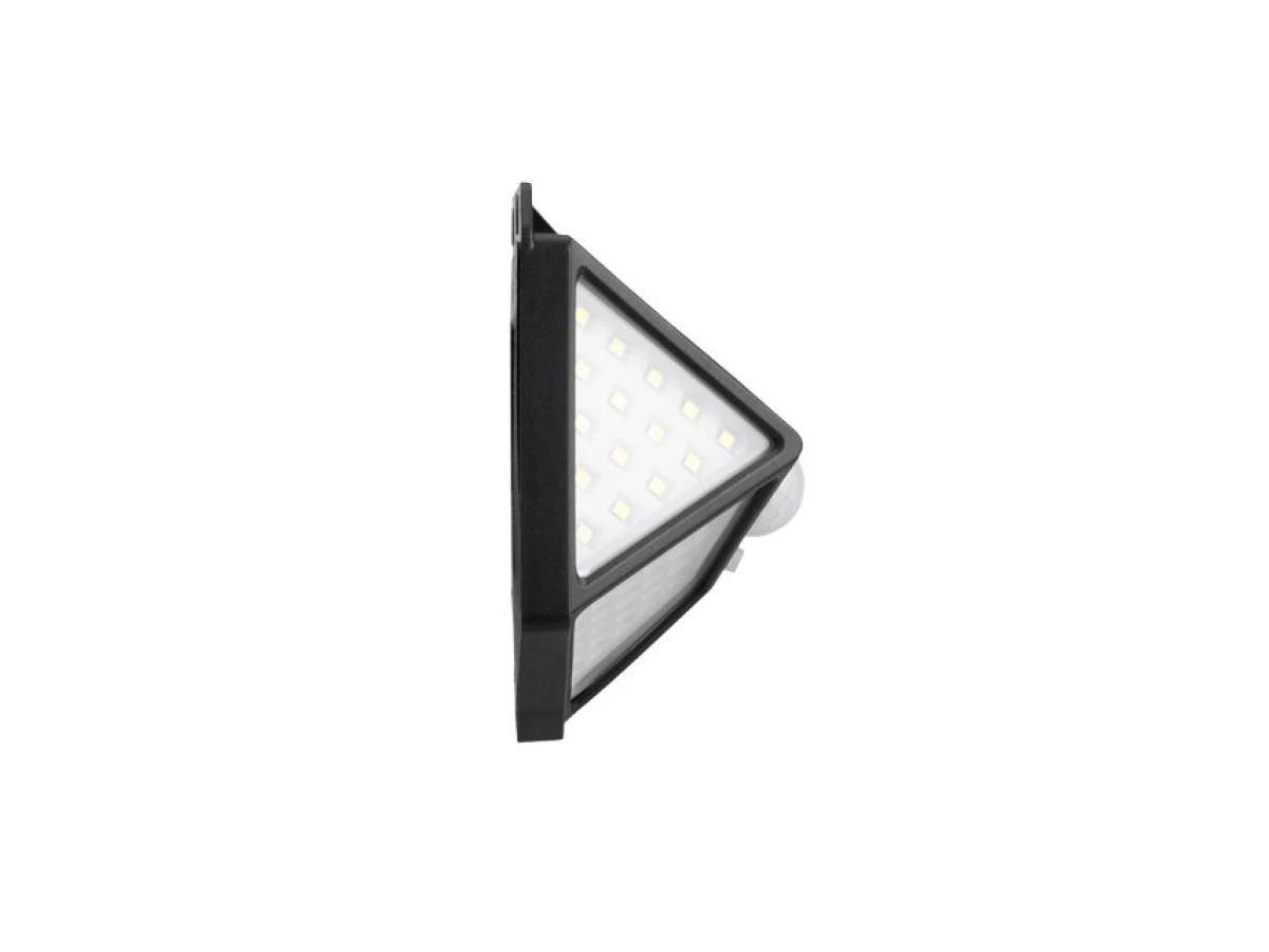 Світильник акумуляторний настінний 100SMD, вуличний, сонячна панель, датчик руху INTERTOOL LB-0113 