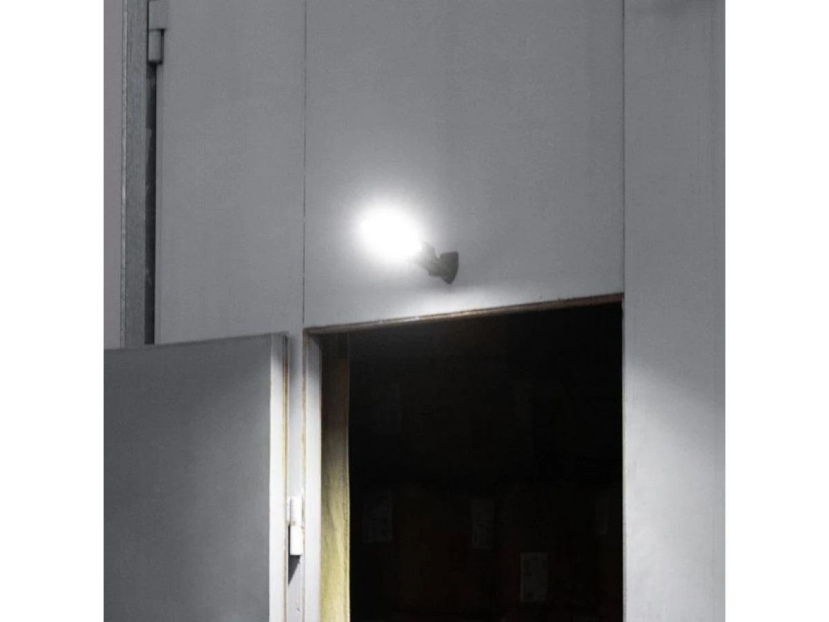 Світильник акумуляторний настінний 6COB, вуличний, сонячна панель, датчик руху, ДК INTERTOOL LB-0115 