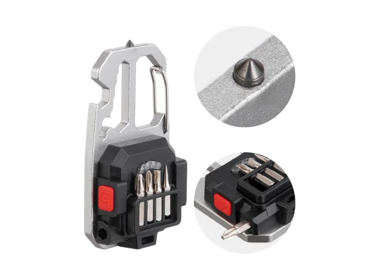 Ліхтар-брелок, Multi-tool 9 в 1, STORM INTERTOOL LB-0161 