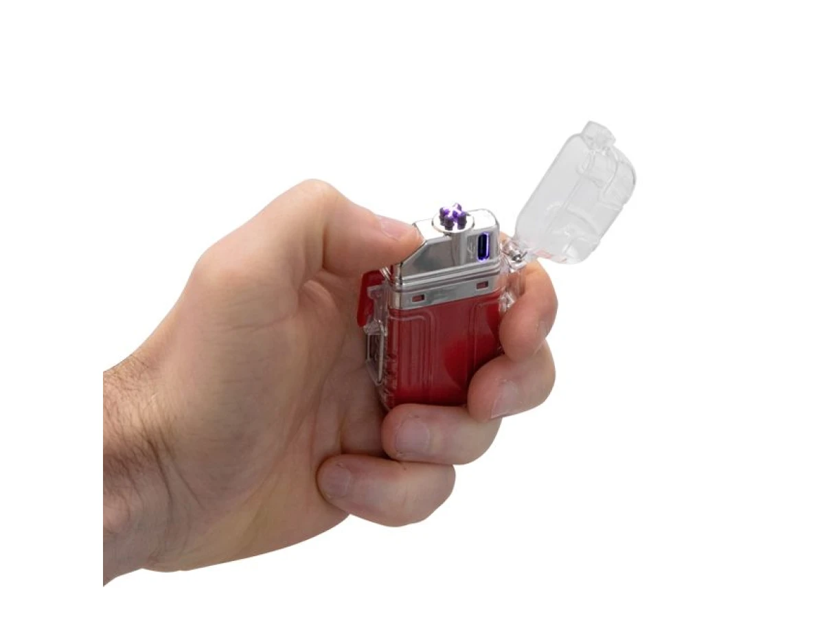 Ліхтар брелок з плазмовою запальничкою INTERTOOL LB-0165 