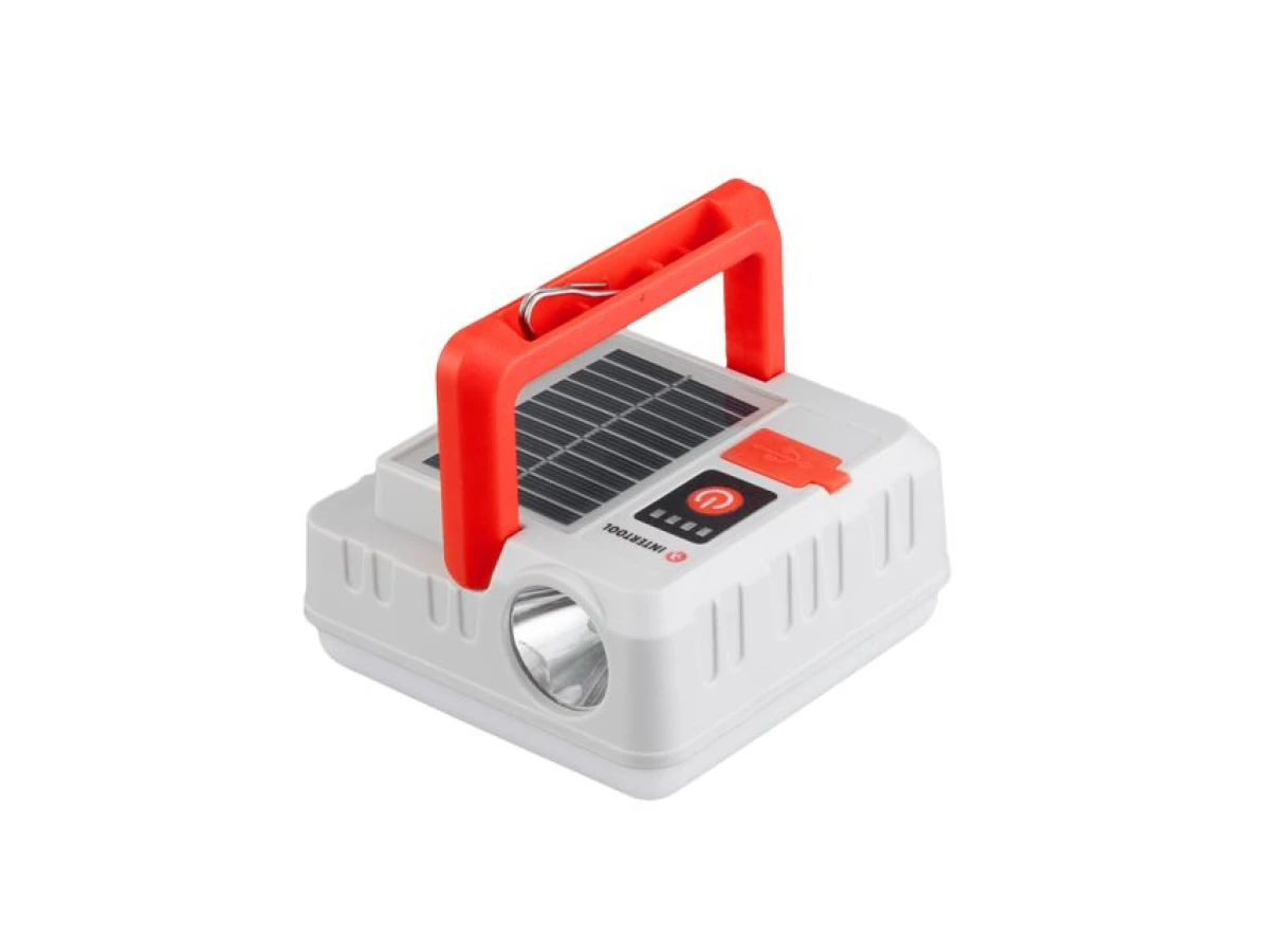 Ліхтар для кемпінгу, 1LED + 28SMD, PowerBank INTERTOOL LB-0216 