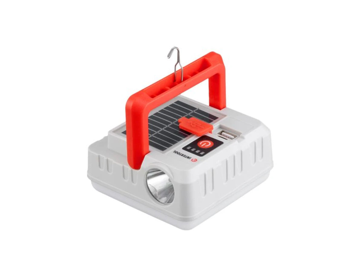 Ліхтар для кемпінгу, 1LED + 28SMD, PowerBank INTERTOOL LB-0216 