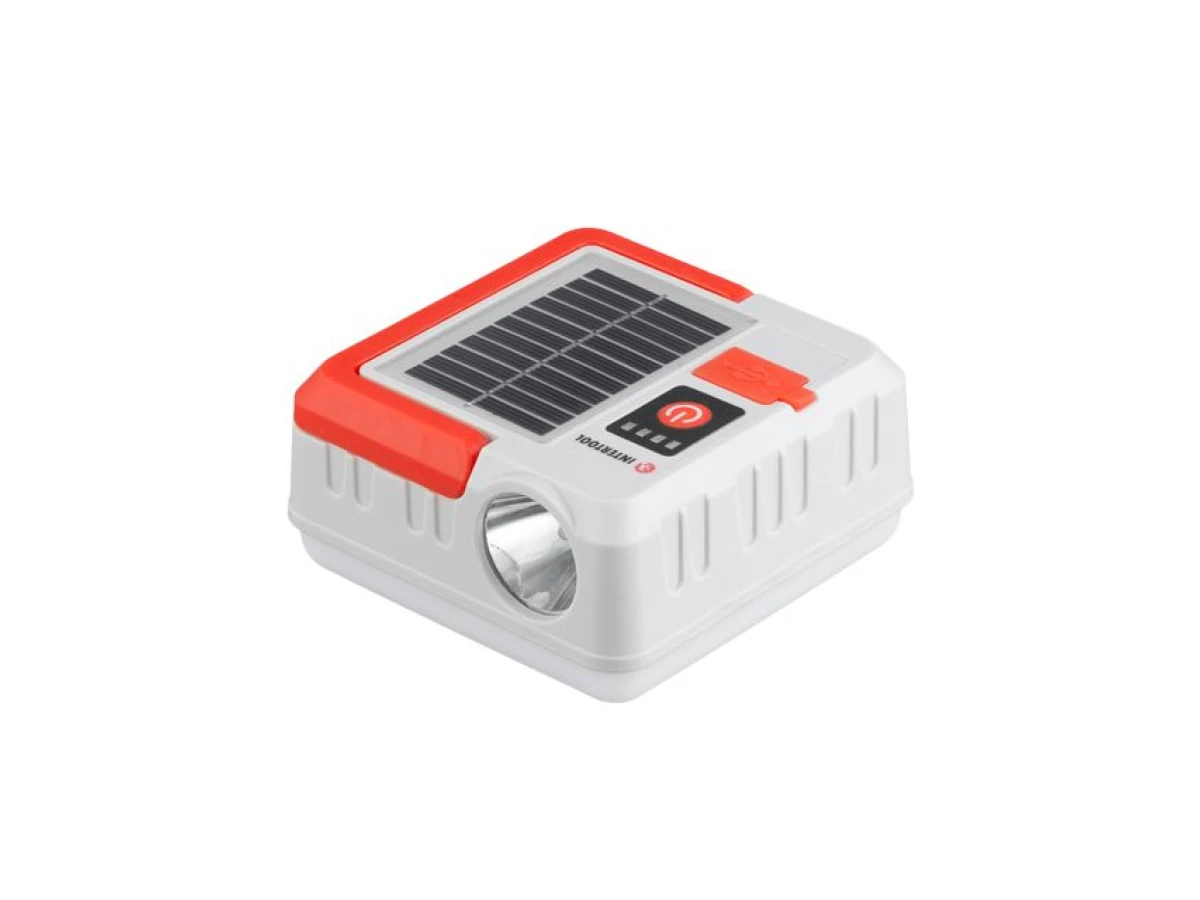 Ліхтар для кемпінгу, 1LED + 28SMD, PowerBank INTERTOOL LB-0216 