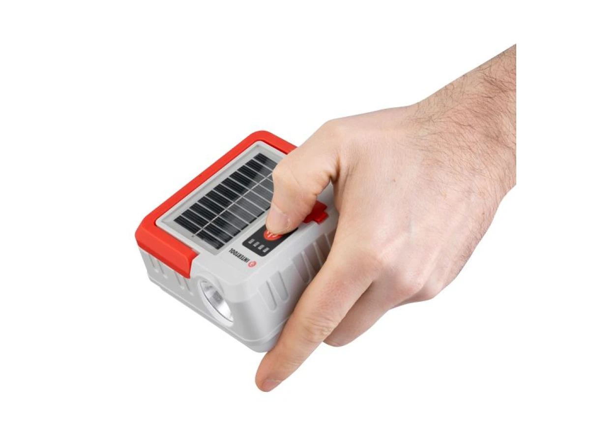 Ліхтар для кемпінгу, 1LED + 28SMD, PowerBank INTERTOOL LB-0216 