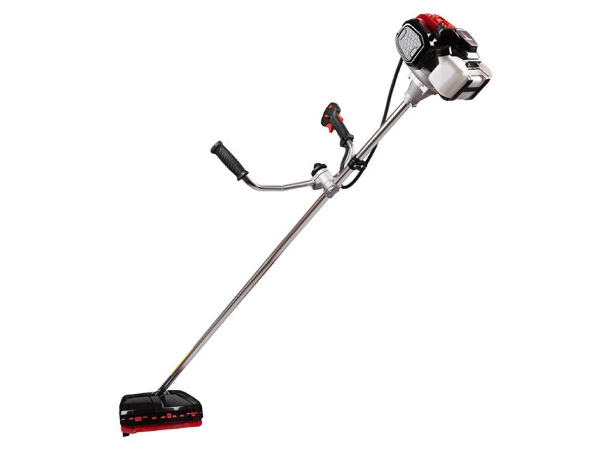 Мотокоса 1.85 кВт, 52 см³, катушка, фреза 40 зубъев, двухплечевой ранцевый ремень, STORM ( комплект из двух частей вал + двигатель) INTERTOOL WT-2230 