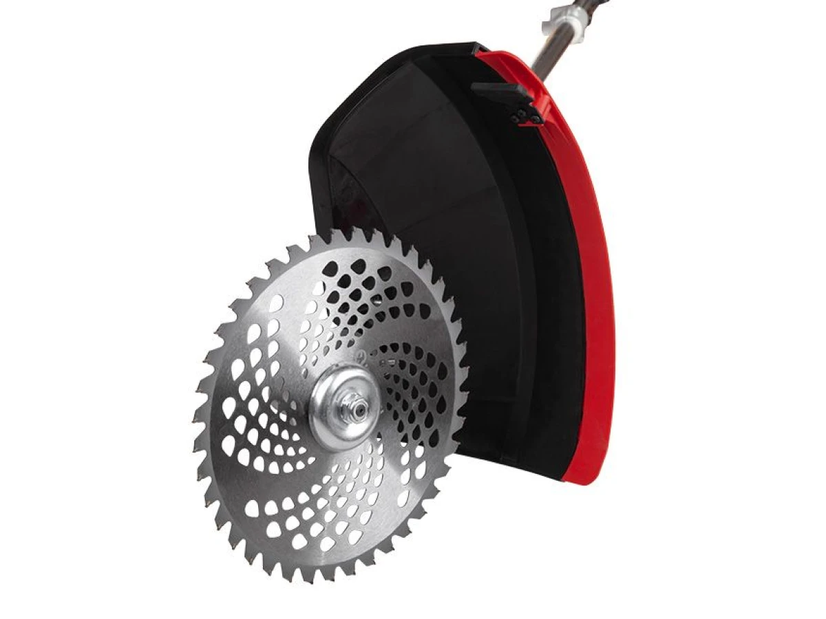 Мотокоса 1.85 кВт, 52 см³, катушка, фреза 40 зубъев, двухплечевой ранцевый ремень, STORM ( комплект из двух частей вал + двигатель) INTERTOOL WT-2230 