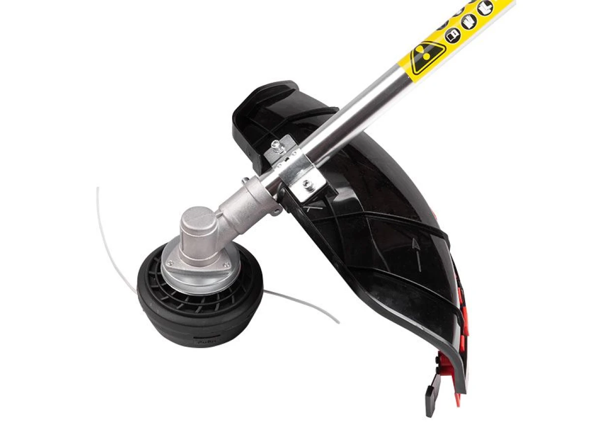 Мотокоса 1.85 кВт, 52 см³, катушка, фреза 40 зубъев, двухплечевой ранцевый ремень, STORM ( комплект из двух частей вал + двигатель) INTERTOOL WT-2230 