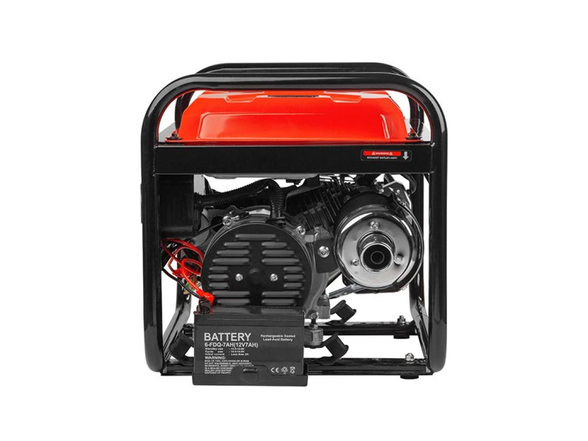 Генератор бензиновый 2.8/3 кВт, 220 В, 15 л, электро+ручной старт, медная обмотка, STORM INTERTOOL DT-1131 