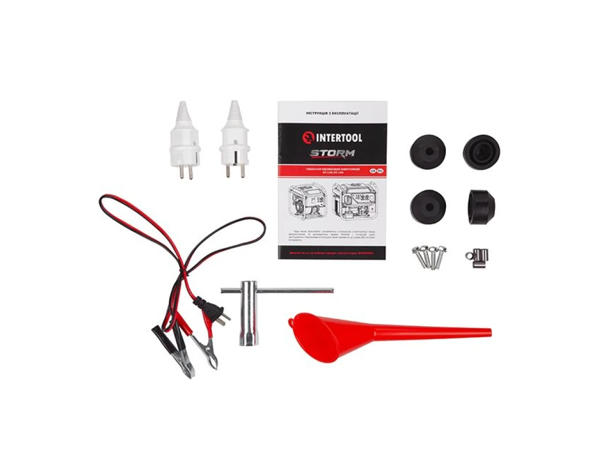 Генератор бензиновый инверторный 4.5/5 кВт, 220 В, 12 л, электро+ручной старт, медная обмотка, STORM INTERTOOL DT-1350 