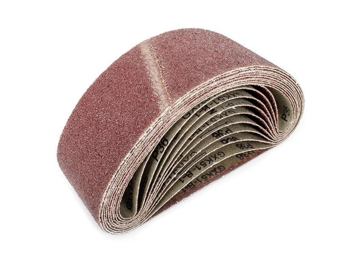 Стрічка шліфувальна 75 x 533мм, зерно 36 уп.10шт. INTERTOOL BT-0403 