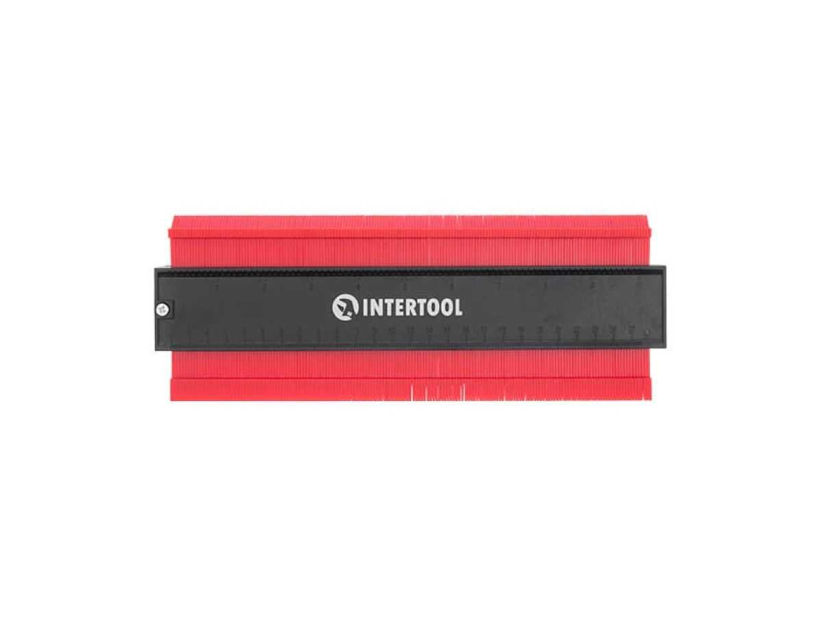 Шаблон для копіювання контуру 250 мм, ABS, з фіксатором INTERTOOL MT-0025 