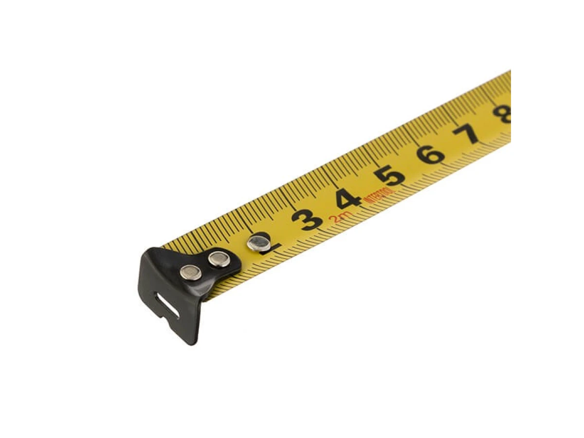 Рулетка з металевим полотном 2м x 16мм "EXTRA" INTERTOOL MT-0202 