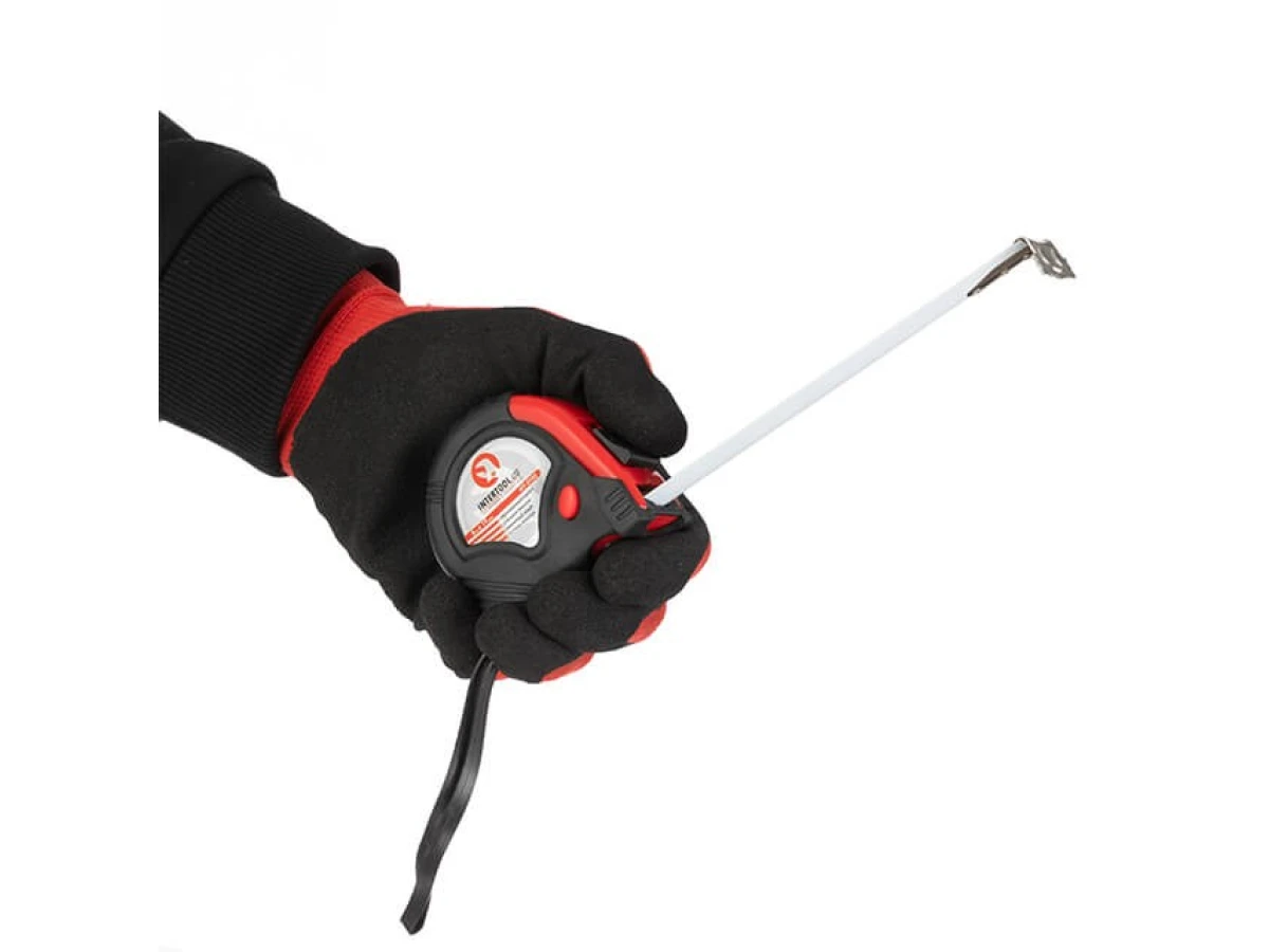 Рулетка з металевим полотном 5 м x 19 мм, три стопора полотна INTERTOOL MT-0105 