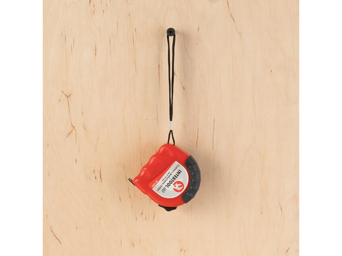 Рулетка з металевим полотном 3м x 16мм "EXTRA" INTERTOOL MT-0203 