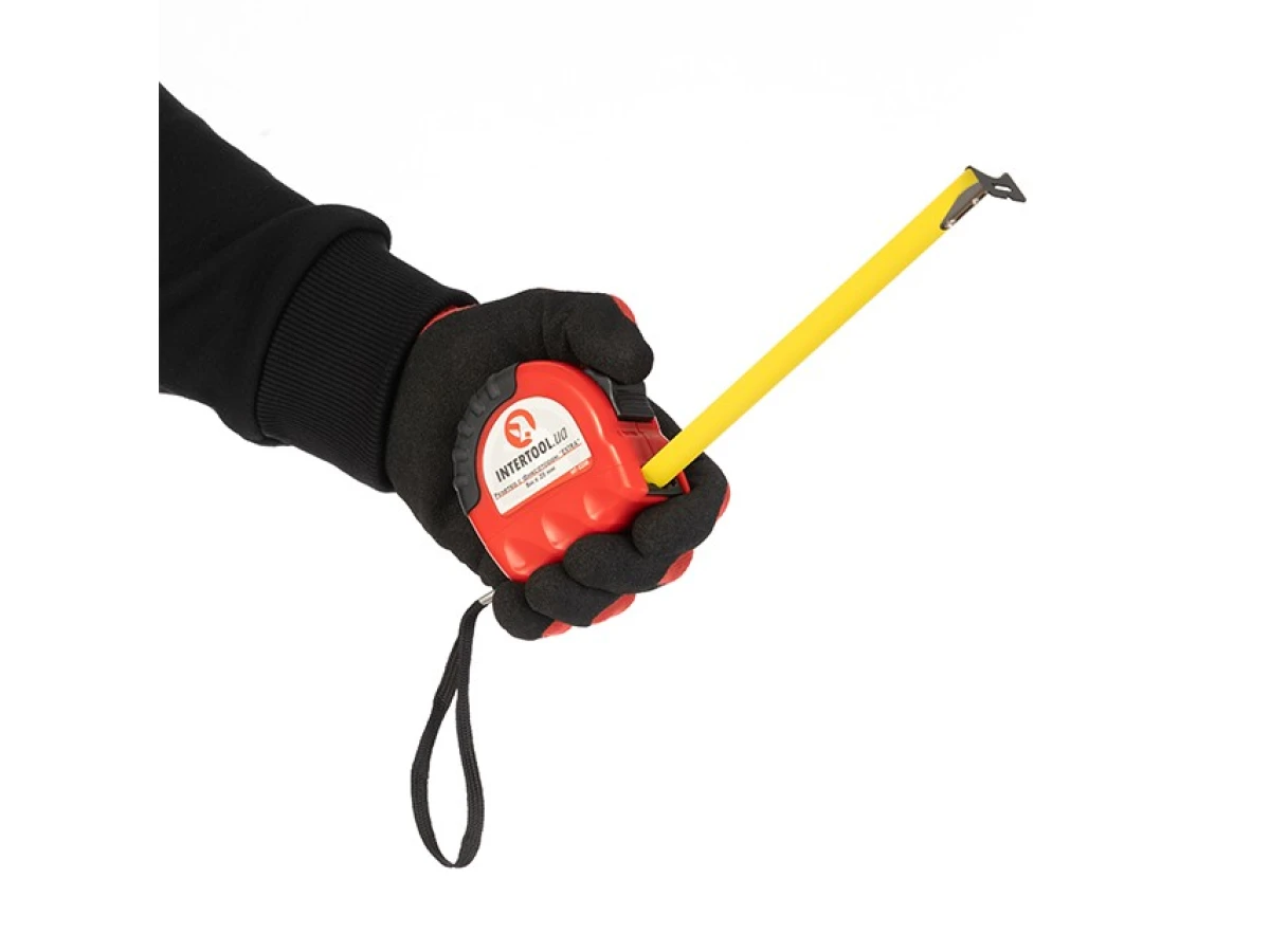Рулетка з металевим полотном 8м x 25мм "EXTRA" INTERTOOL MT-0208 