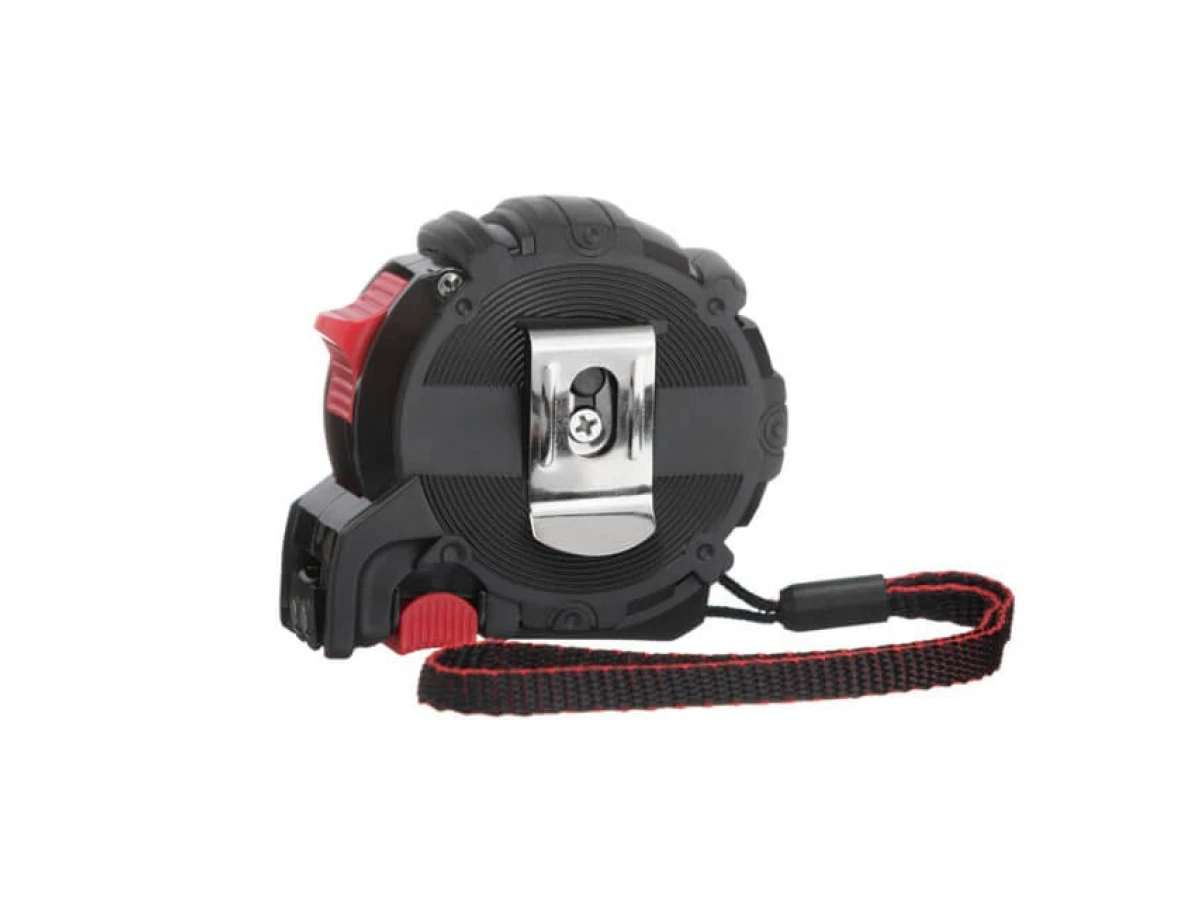 Рулетка с металлическим полотном покрытым нейлоном и магнитами на зацепе 3м*16мм STORM INTERTOOL MT-0823 