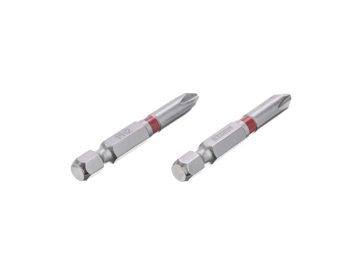 Комплект викруткових насадок PH2 1/4" * 50мм, S2, уп. 2 од., STORM INTERTOOL VT-0212 