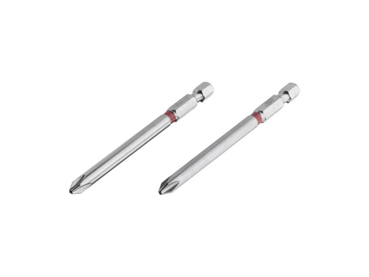 Комплект викруткових насадок PH2 1/4" * 90мм, S2, уп. 2 од., STORM INTERTOOL VT-0224 