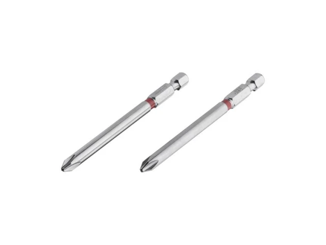Комплект викруткових насадок PH2 1/4" * 90мм, S2, уп. 2 од., STORM INTERTOOL VT-0224 