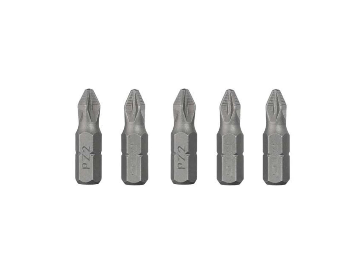 Комплект насадок викруткових PZ2 1/4 "* 25мм, ACR, S2, уп. 5од., STORM INTERTOOL VT-0209 