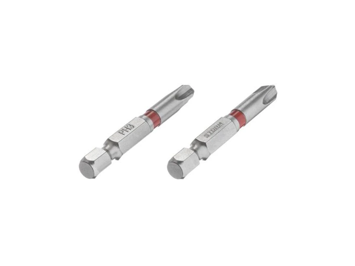 Комплект викруткових насадок PH3 1/4" * 50мм, S2, уп. 2 од., STORM INTERTOOL VT-0213 