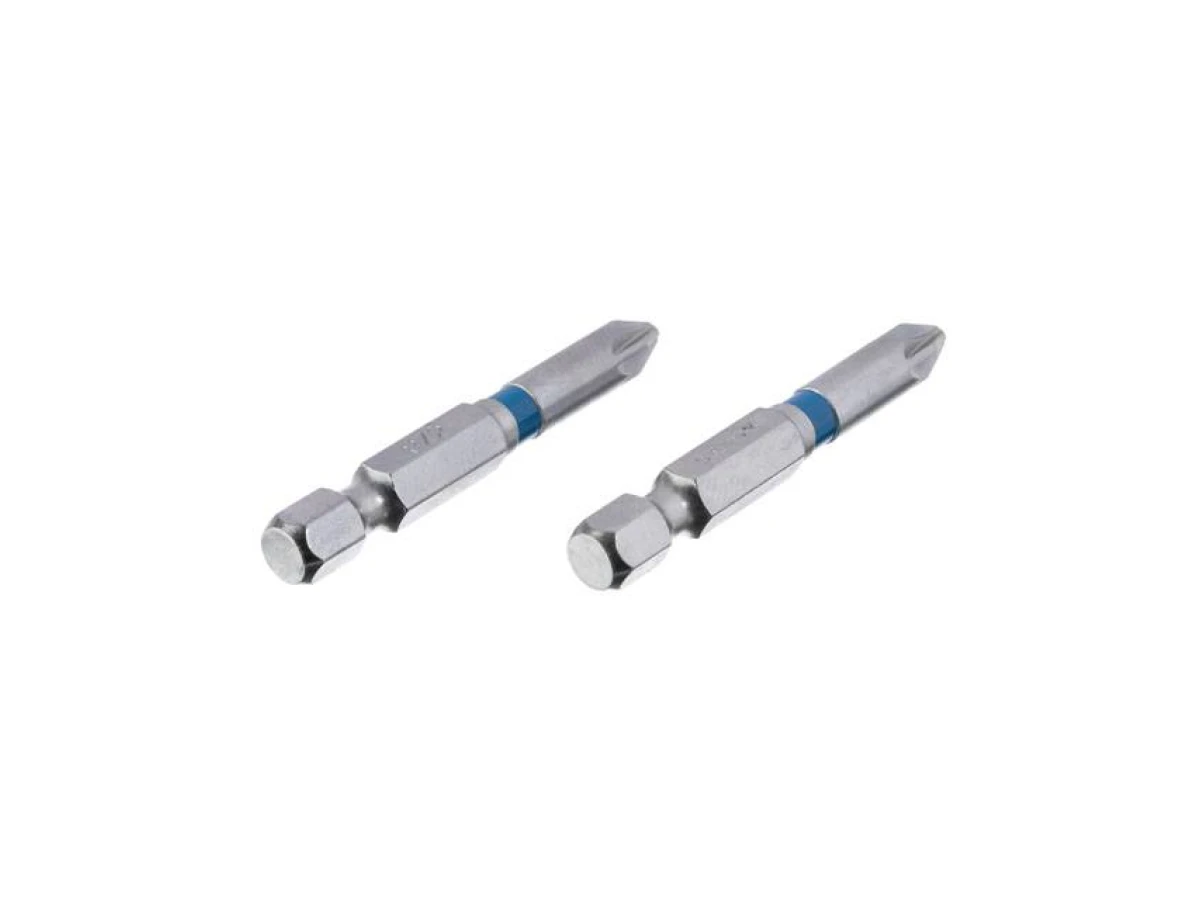 Комплект викруткових насадок PZ2 1/4" * 50мм, S2, уп. 2 од., STORM INTERTOOL VT-0215 