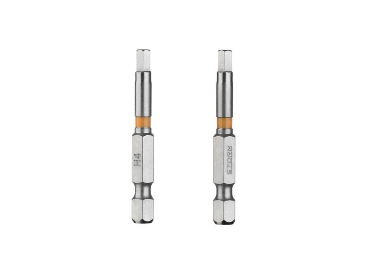 Комплект викруткових насадок Hex H4.0 1/4"*50мм, S2, уп. 2 од., STORM INTERTOOL VT-0228 