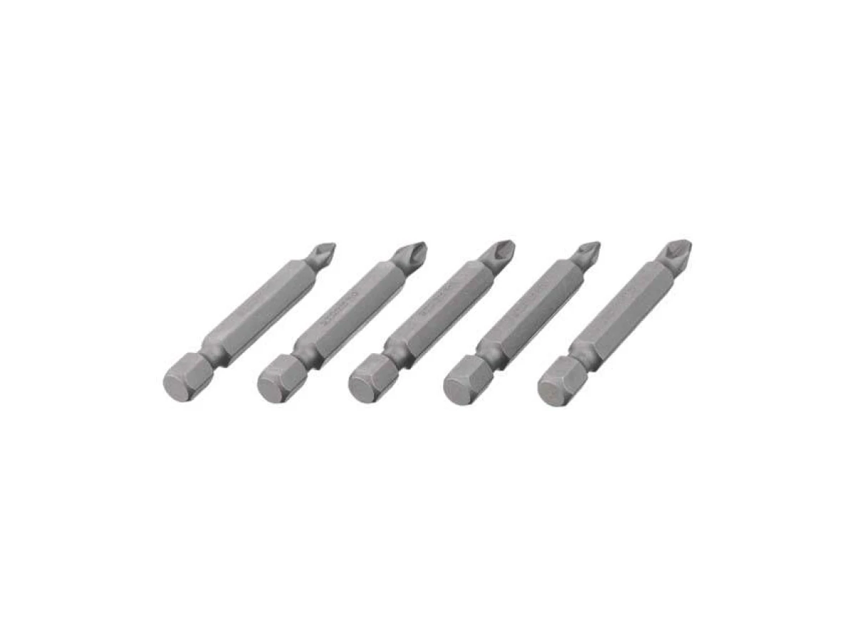 Комплект насадок викруткових PH1, PH2, PZ1, PZ2 1/4 "* 50мм, ACR, S2, уп. 5од., STORM INTERTOOL VT-0205 