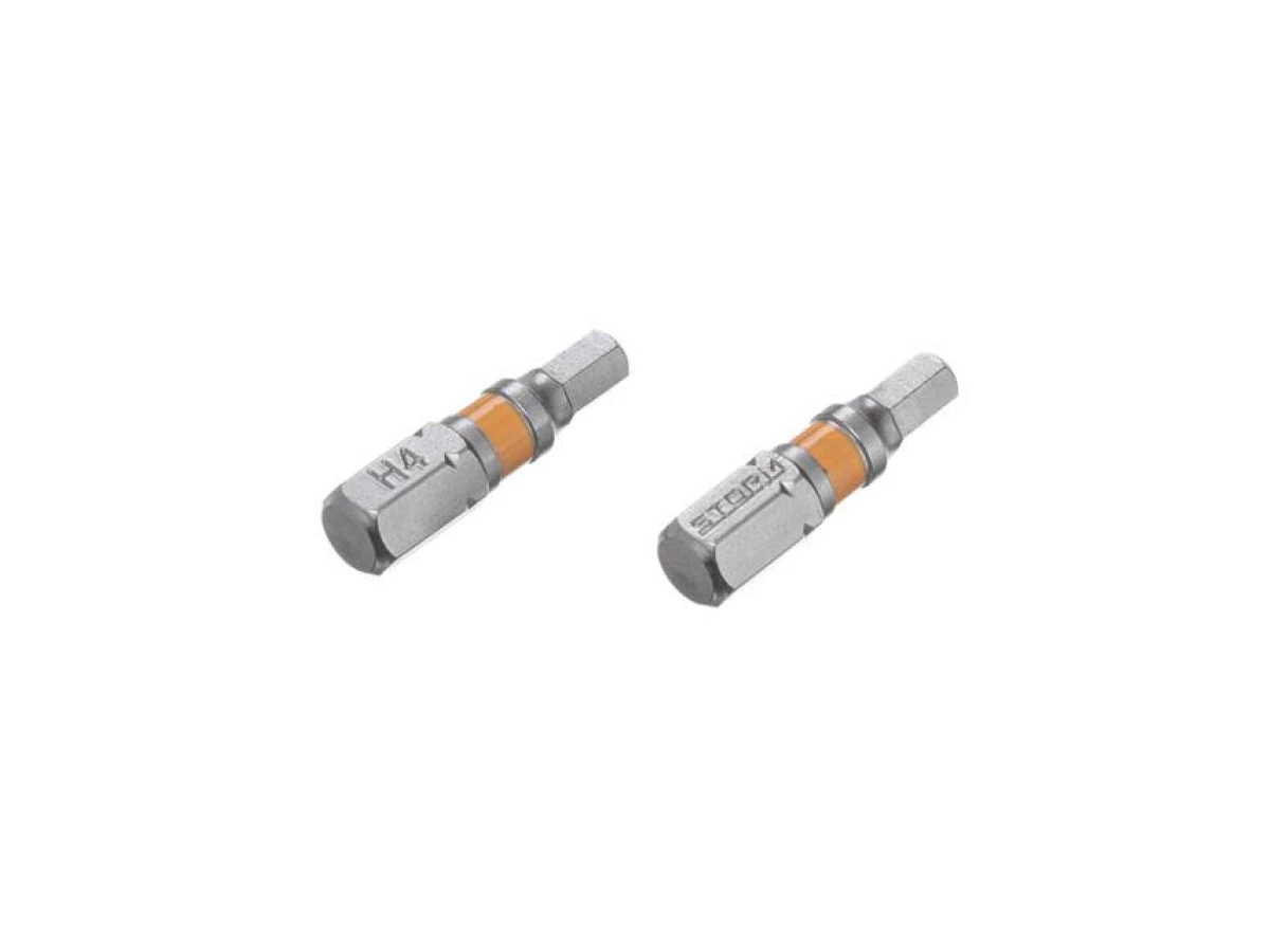 Комплект викруткових насадок Hex H4.0 1/4" * 25 мм, S2, уп. 2 од., STORM INTERTOOL VT-0227 