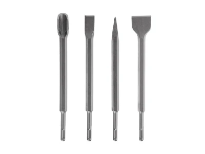 Набір зубил для перфоратора 4 шт. SDS-Plus INTERTOOL SD-0410