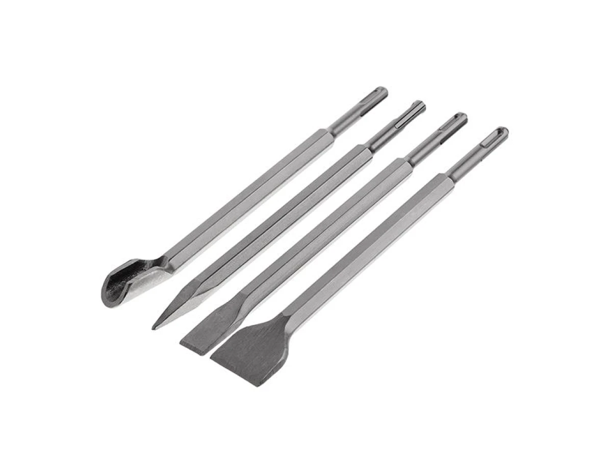 Набір зубил для перфоратора 4 шт. SDS-Plus INTERTOOL SD-0410 