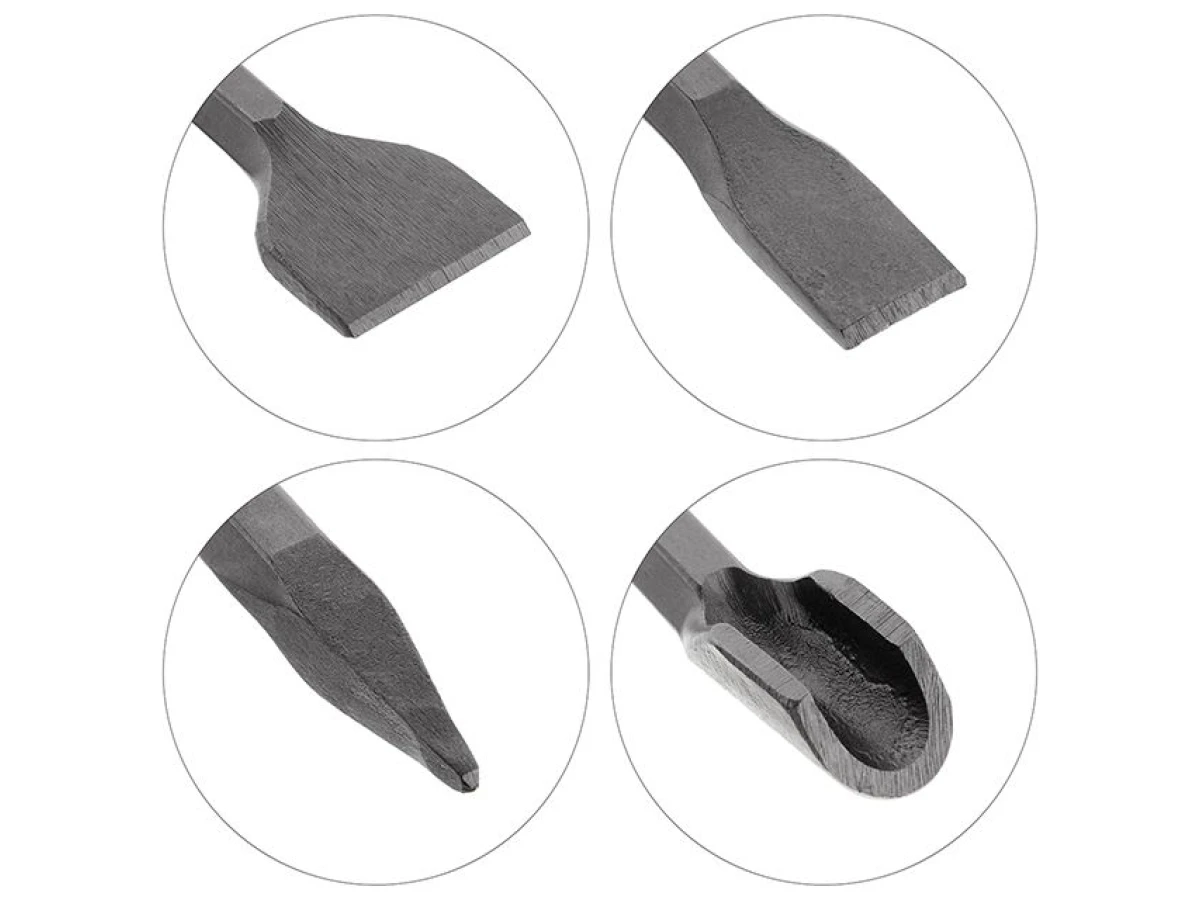 Набір зубил для перфоратора 4 шт. SDS-Plus INTERTOOL SD-0410 