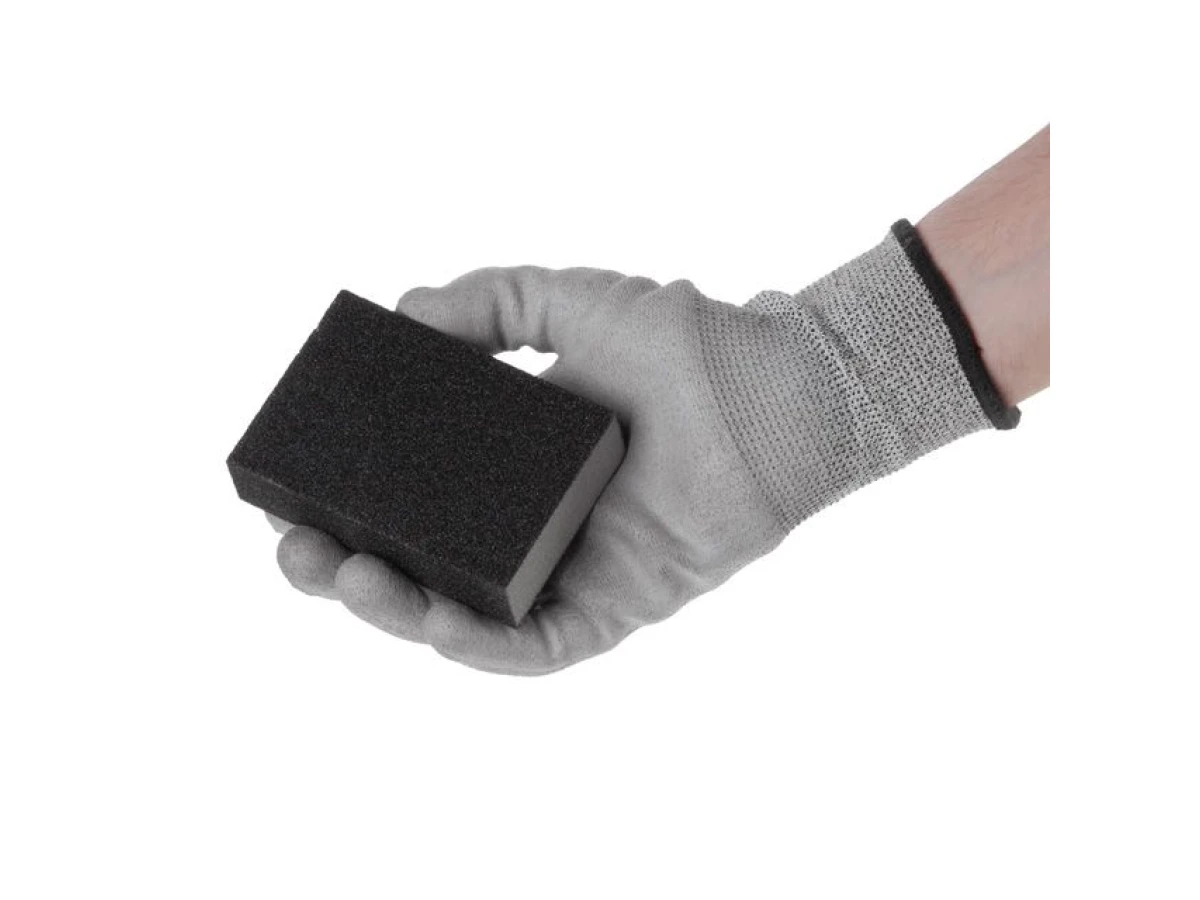 Губка для шліфування 100*70*25 мм, оксид алюмінію К80 INTERTOOL HT-0908 