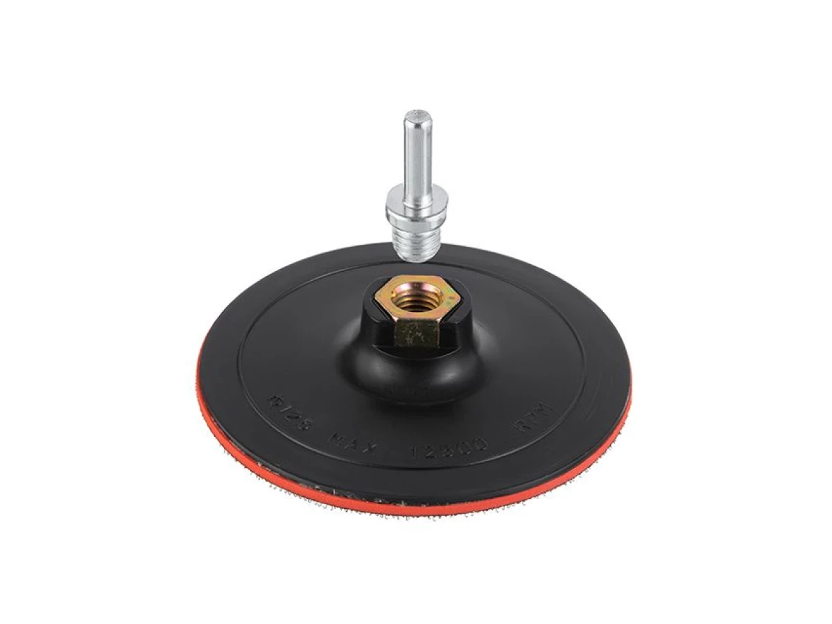 Диск універсальний для наждачного паперу 125мм, M14, h=4мм, диам. стрижня - 10мм INTERTOOL ST-6001 