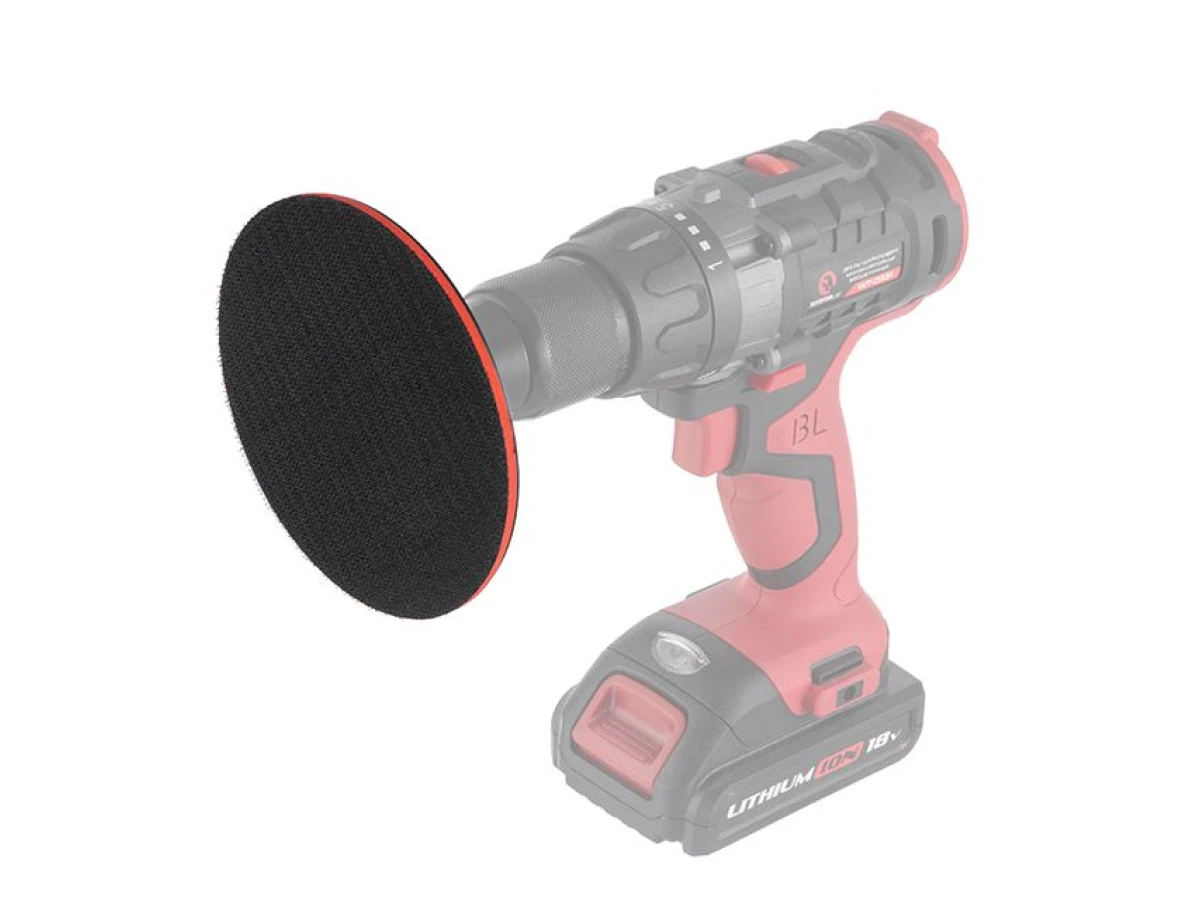 Диск універсальний для наждачного паперу 125мм, M14, h=4мм, диам. стрижня - 10мм INTERTOOL ST-6001 