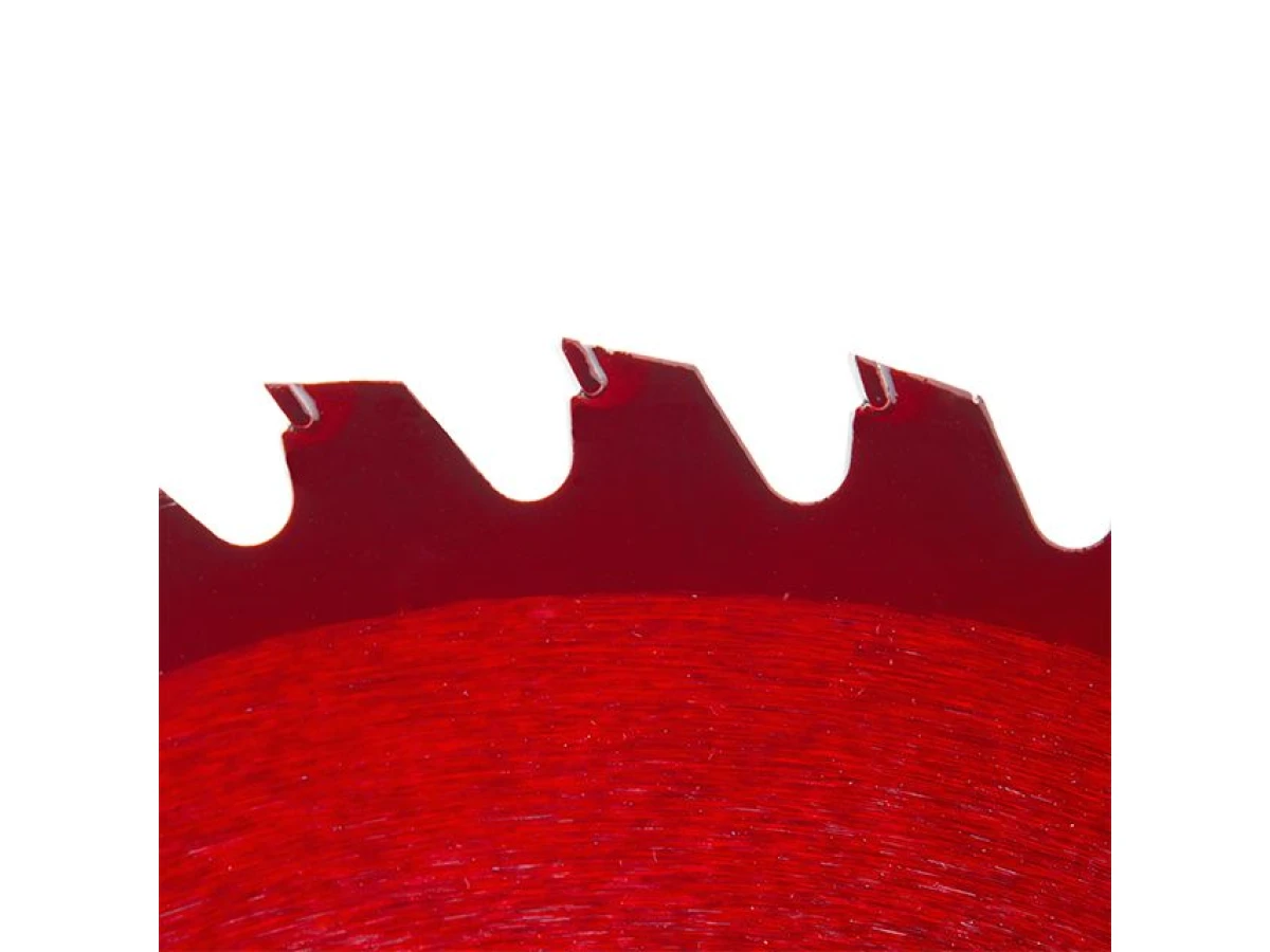 Ніж для мотокоси/тримера з твердосплавними напайками ø255x25.4x1.35 мм 40T, HRC 82-86, 3 підрізні лопаті, анодоване покриття INTERTOOL DT-2356 