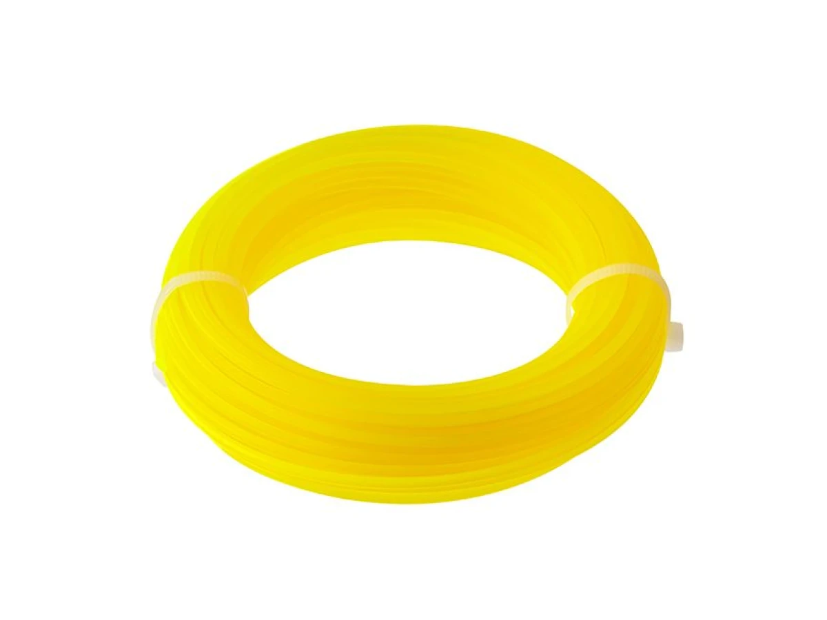 Лiска для тримера "коло", 2.0 мм x 15 м INTERTOOL DT-2302 