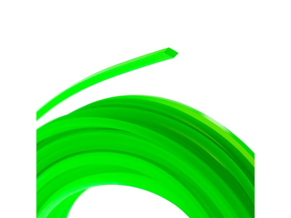 Лiска для тримера "квадрат", 2.0 мм x 15 м INTERTOOL DT-2312 