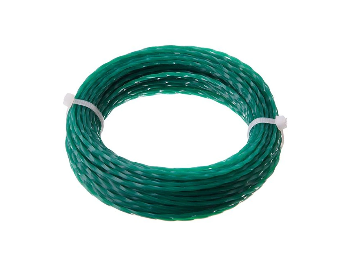 Лiска для тримера "квадрат" кручена, 1.6 мм x 15 м INTERTOOL DT-2321 