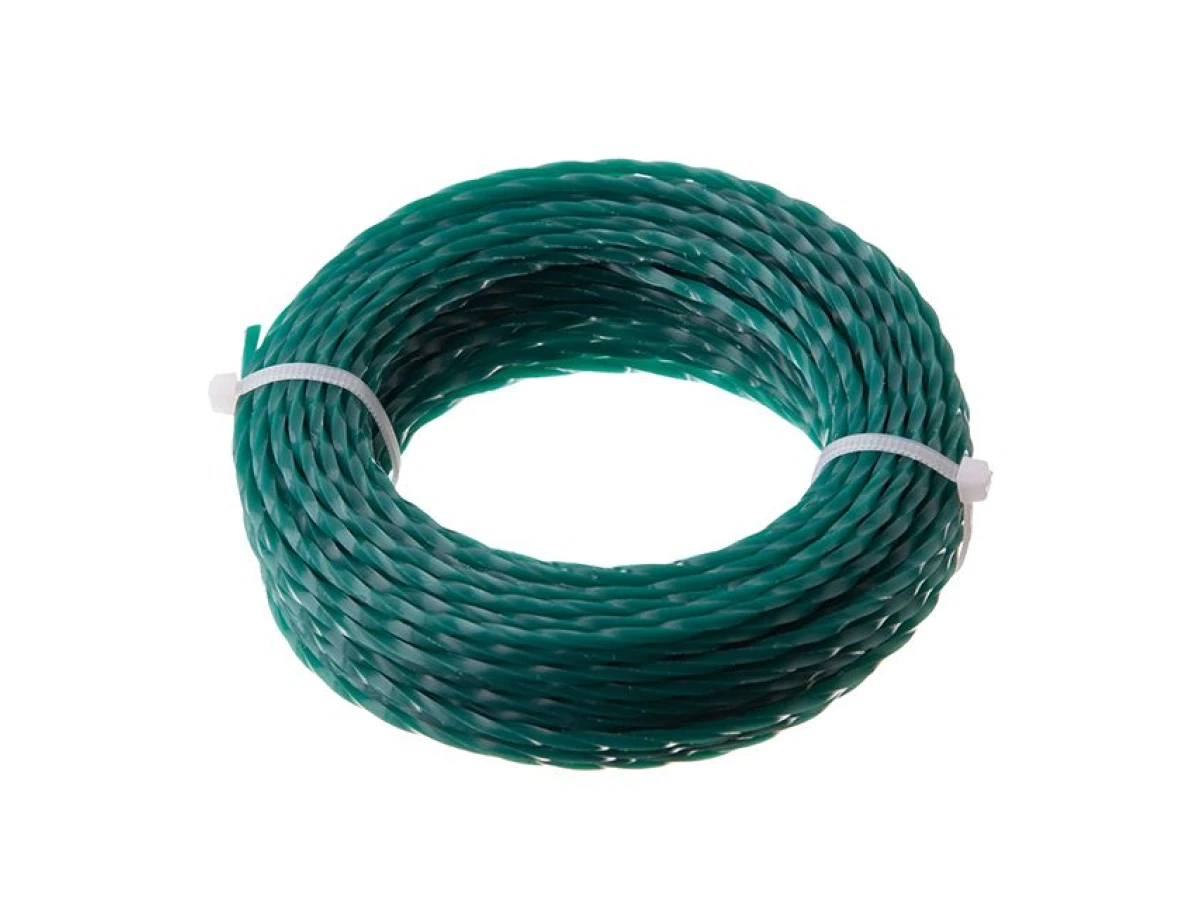 Лiска для тримера "квадрат" кручена, 2.4 мм x 15 м INTERTOOL DT-2323 