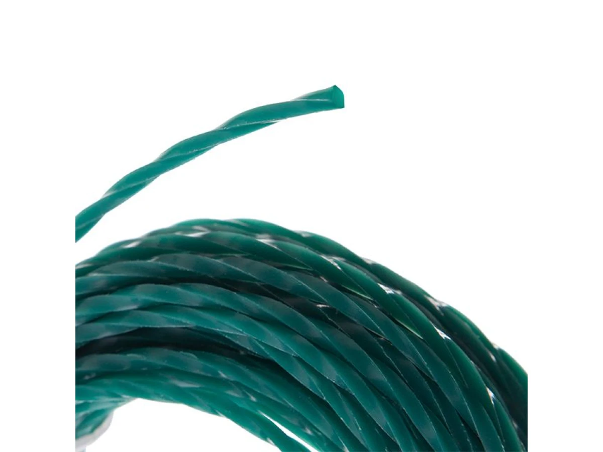 Лiска для тримера "квадрат" кручена, 2.4 мм x 15 м INTERTOOL DT-2323 