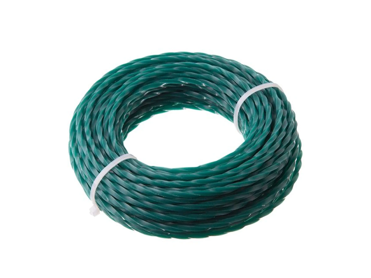 Лiска для тримера "квадрат" кручена, 3.0 мм x 15 м INTERTOOL DT-2325 