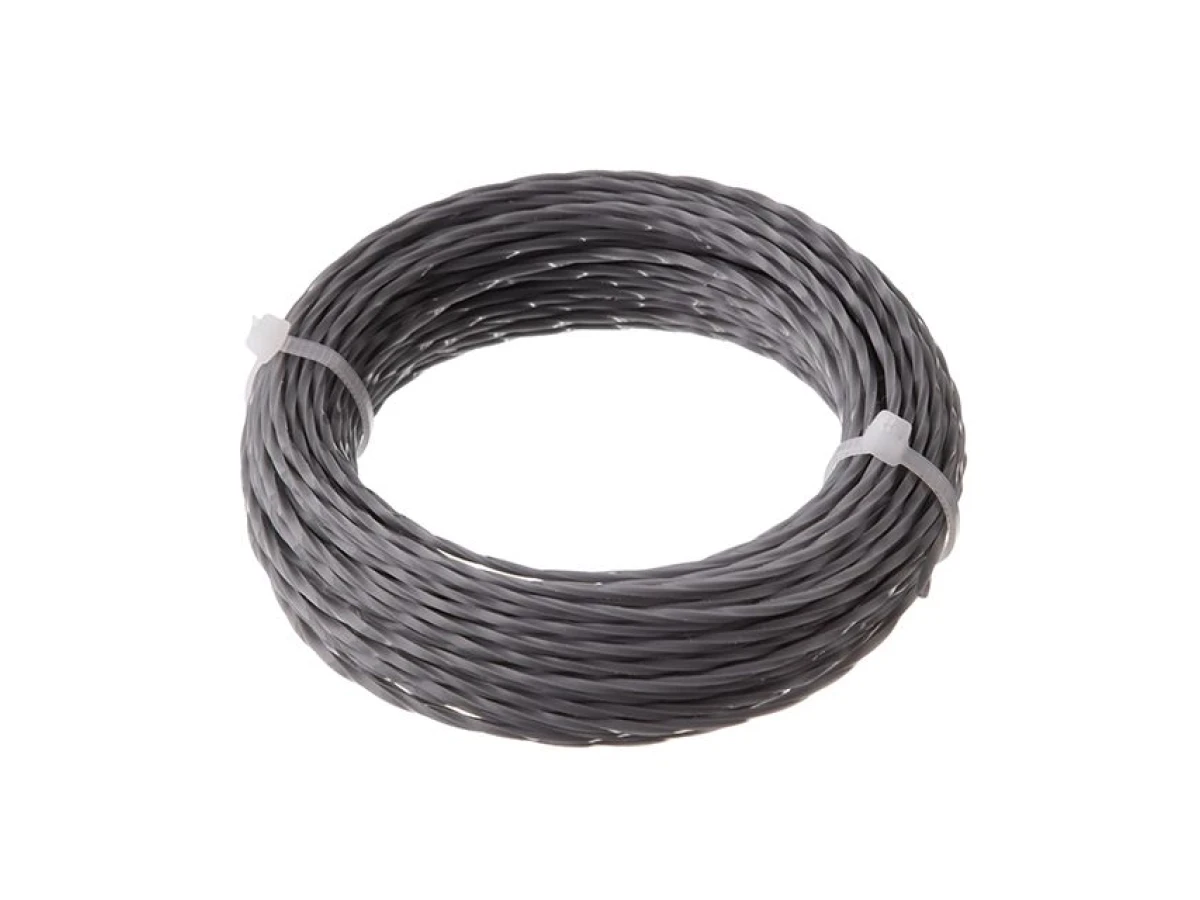 Лiска для тримера "квадрат" кручена армована, 1.6 мм x 15 м INTERTOOL DT-2326 