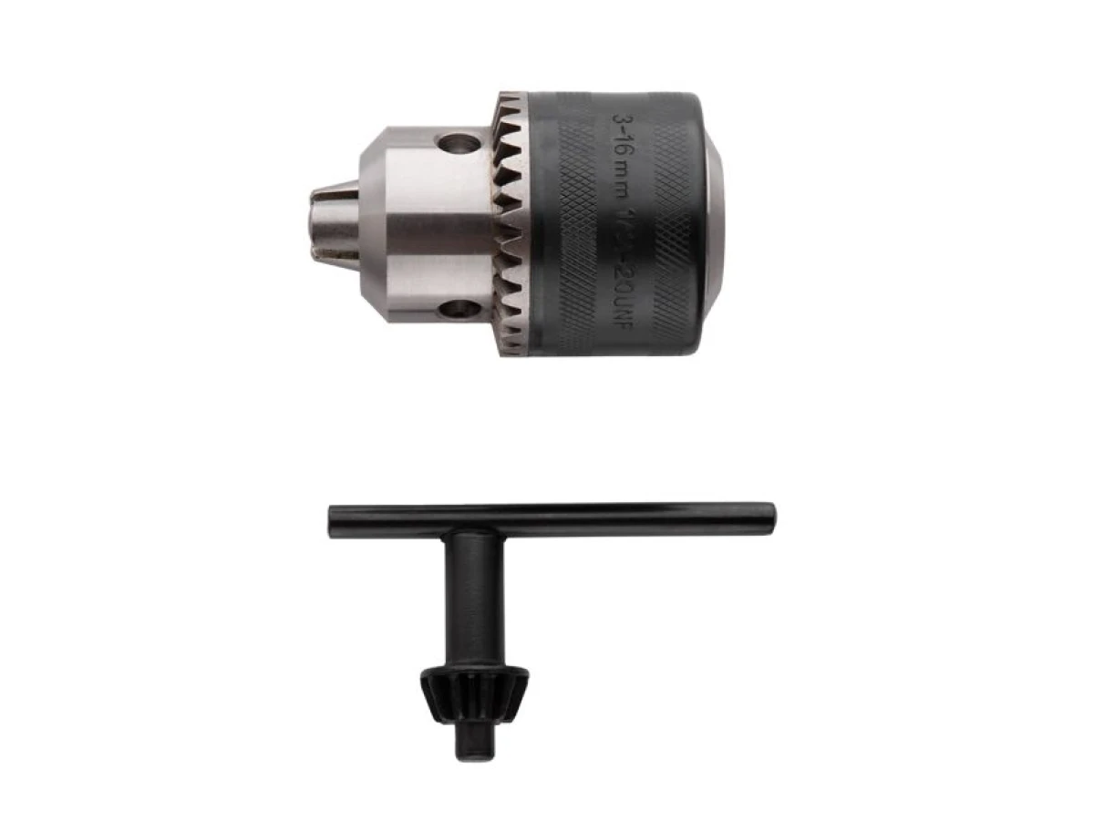 Патрон для дриля із ключем 1/2"x20, 3-16.0мм INTERTOOL ST-1620 