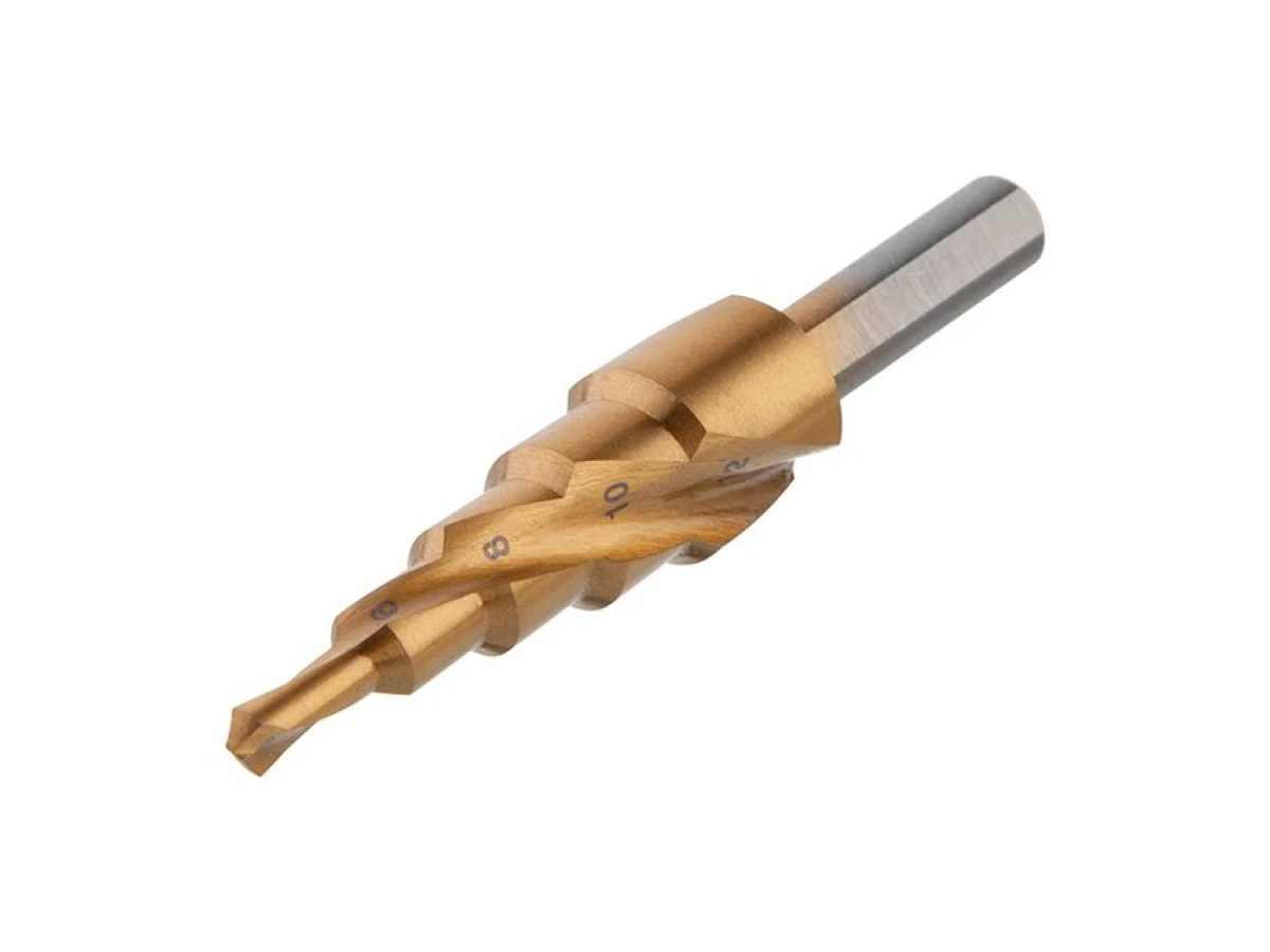 Свердло ступінчасте по металу спіральне 4-12 мм INTERTOOL SD-5833 